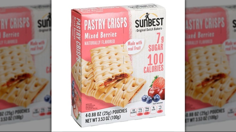 SunBest Mixed Berries Pastry Crisps box