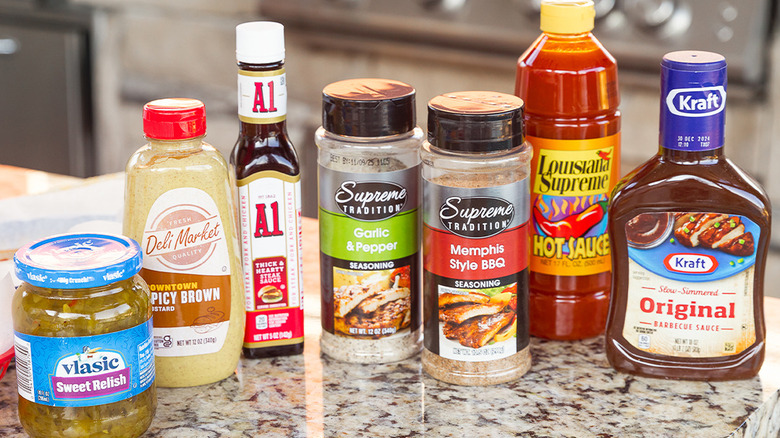 A variety of spices and seasonings from Dollar Tree