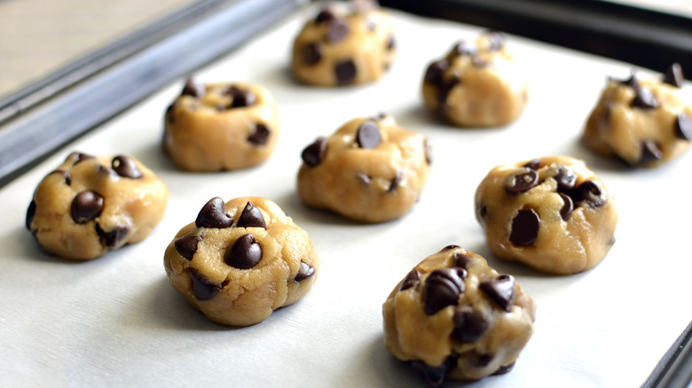 chocolate chip cookie dough