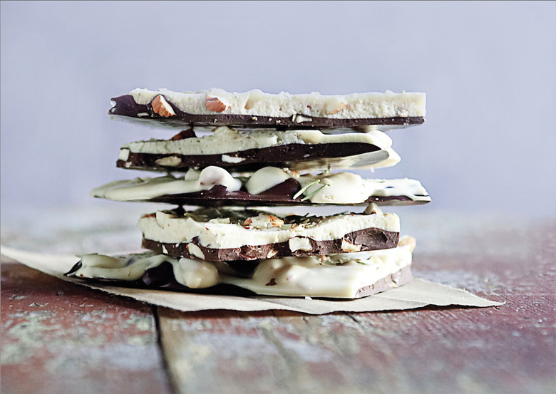 Double Chocolate Bark With Salted Almonds Recipe