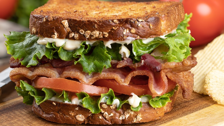 a BLT sandwich