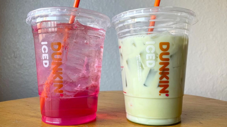 New Wicked Pink and Wicked Green Matcha Refreshers from Dunkin'
