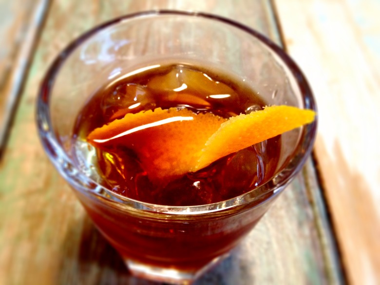 Golden rum, coffee and citrus play well together in the East African Spritz.