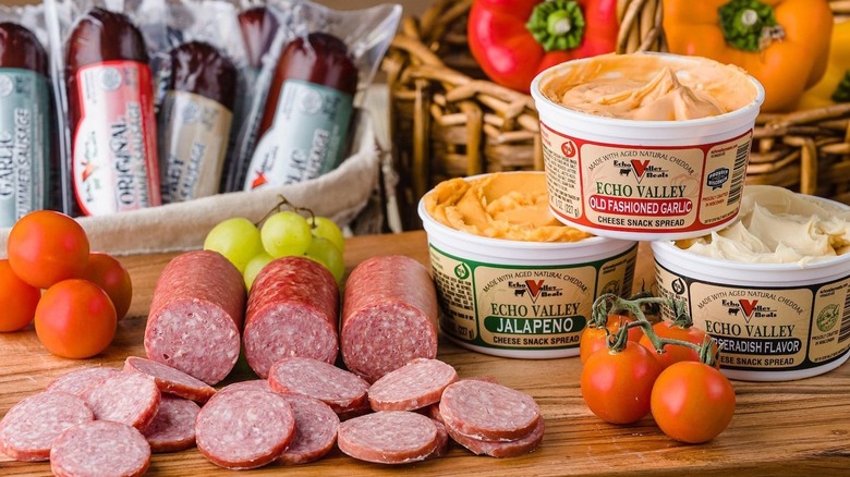 Echo Valley Meats cheese spread and cured meat