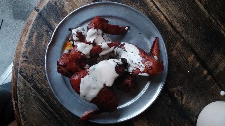 Edward Lee's Gochujang Chicken Wings With White BBQ Sauce Recipe