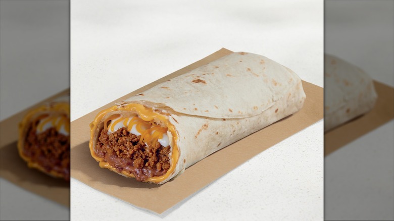 A Cheesy 5-Layer Burrito from Taco Bell.