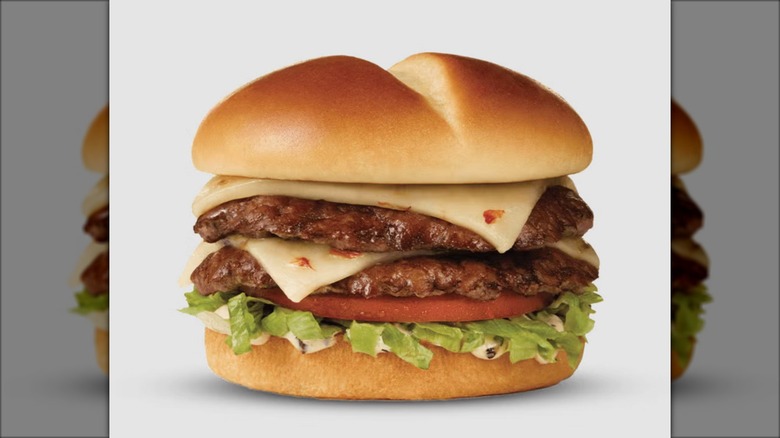 A Culver's Jalapeño Jack Pub Burger