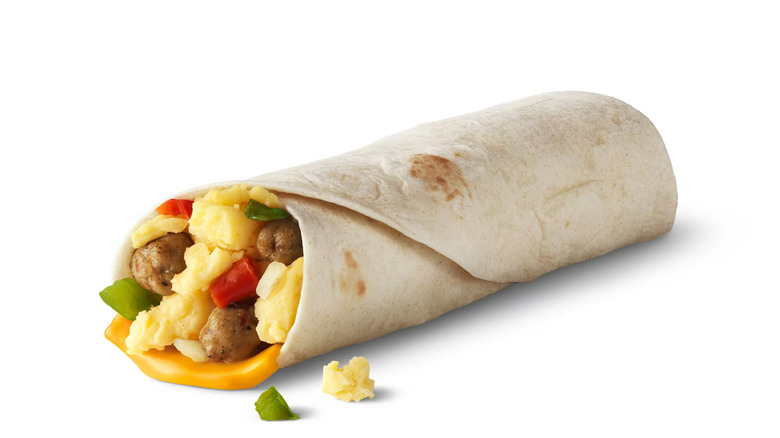 McDonald's Sausage Burrito.