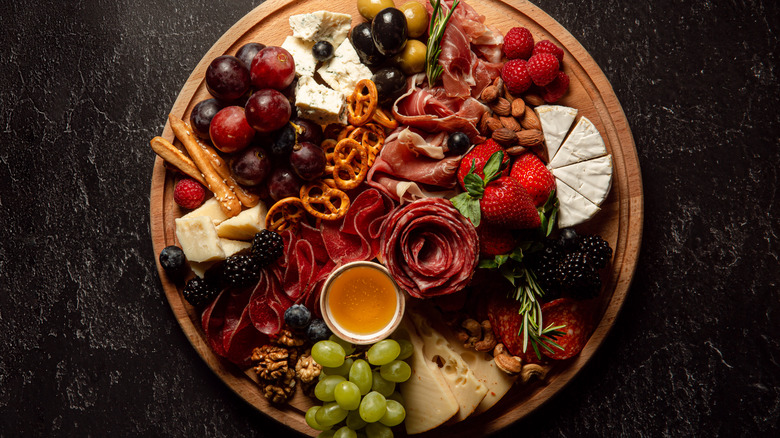 snack board for a party