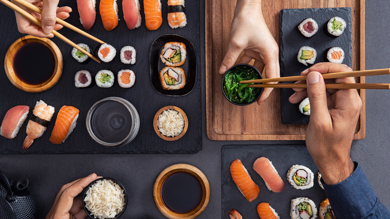 sushi platter for two