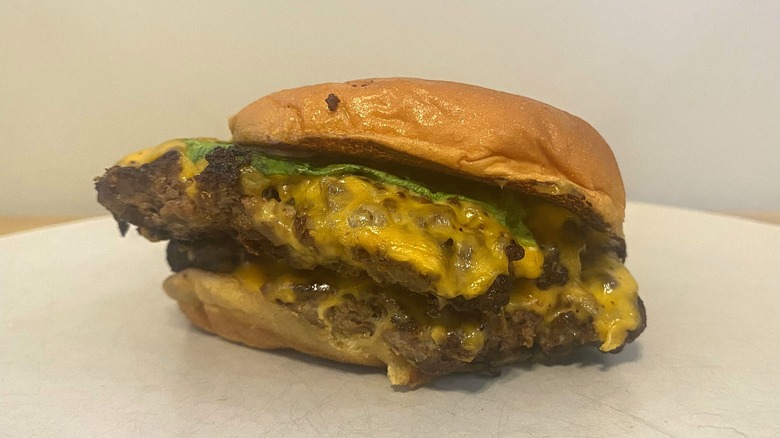 ShackBurger from Shake Shack on a plate