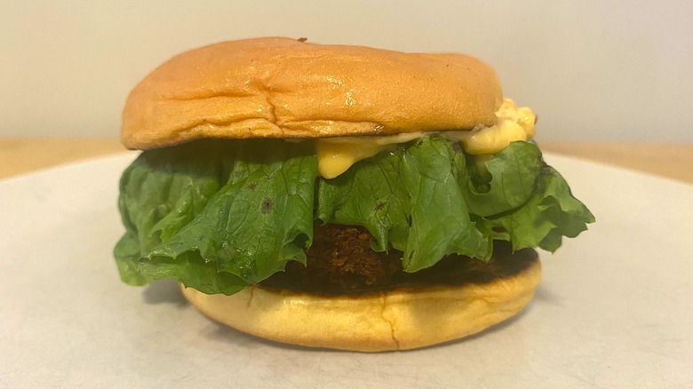 Shroom Burger from Shake Shack on a plate