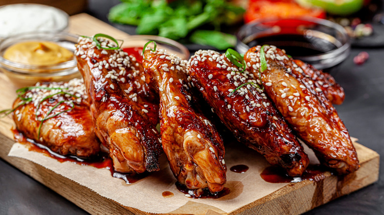 sesame seed chicken wings