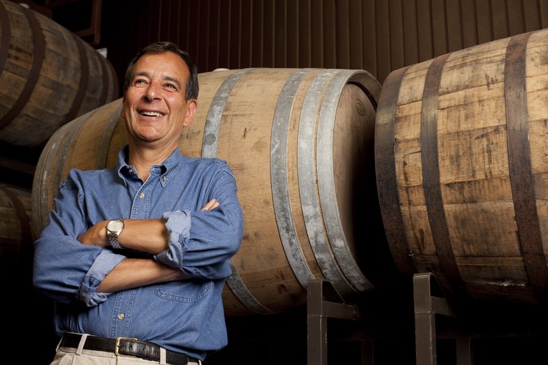 Jim Koch in the Samuel Adams brewery