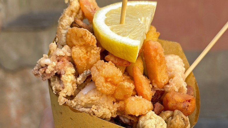 fried shrimp and calamari
