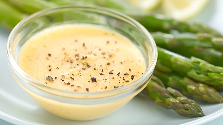 Bowl of Hollandaise sauce