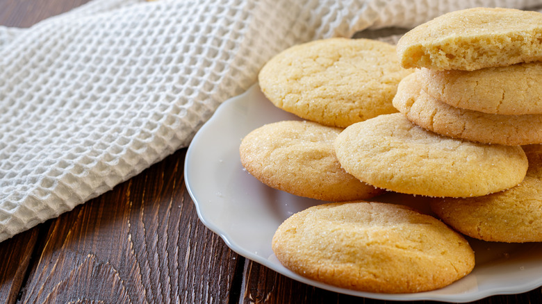 Plate of Southern tea cakes