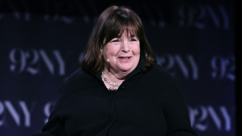 Ina Garten on stage at Jennifer Wallace in Conversation with Ina Garten at 92NY