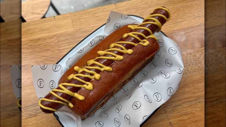 A hot dog from Frenchie To Go