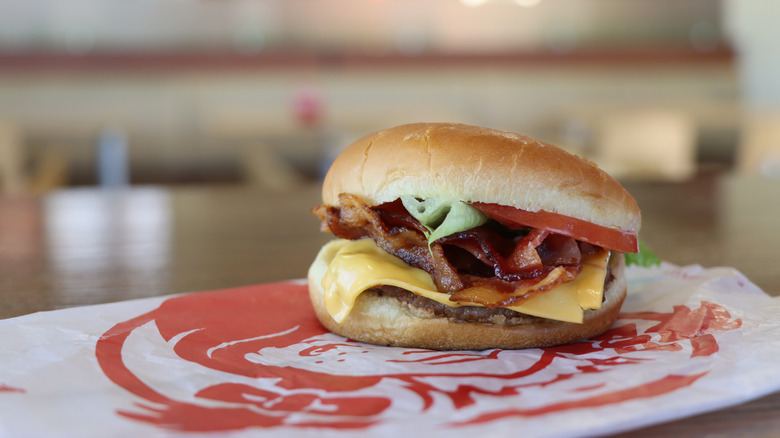 Jr. Bacon Cheeseburger from Wendy's.