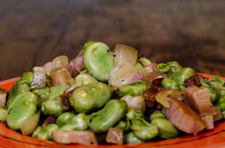 Fava Beans With Bacon Recipe