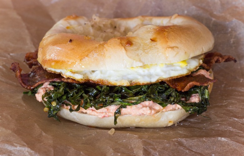 Feature Attraction: The Bialy Breakfast Sandwich Recipe