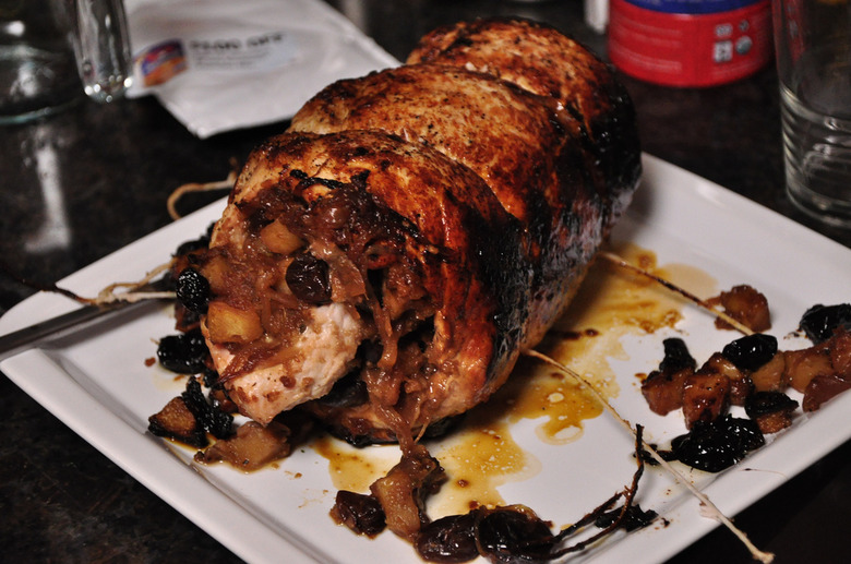 Fig-Stuffed Pork Roast Recipe