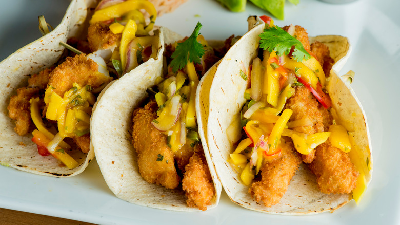 Fish stick tacos