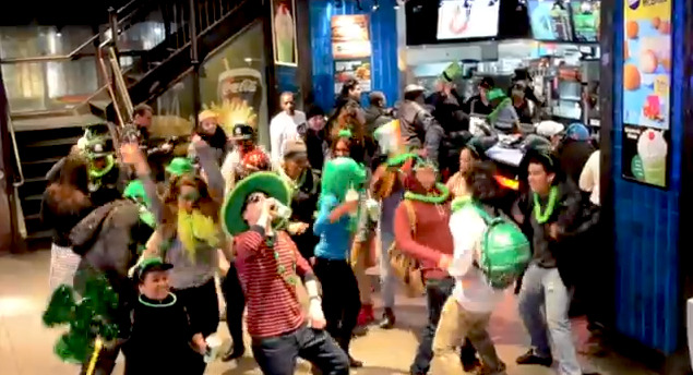 Flash Mob Alert: Harlem Shamrock Shake