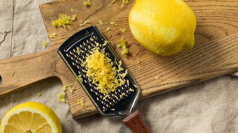 Lemon and zester