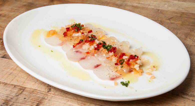 Fluke Crudo With Meyer Lemon Recipe