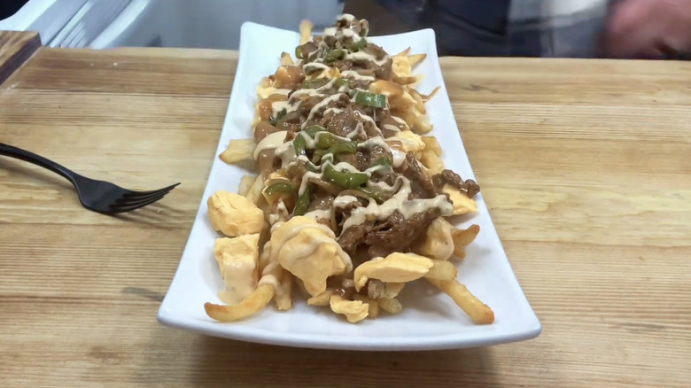 Philly cheesesteak poutine.