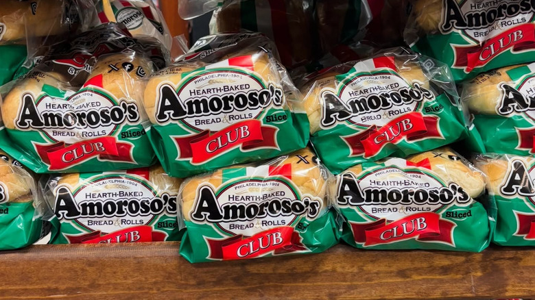 Amoroso's rolls at the supermarket.