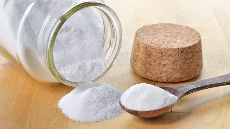Baking soda in a jar