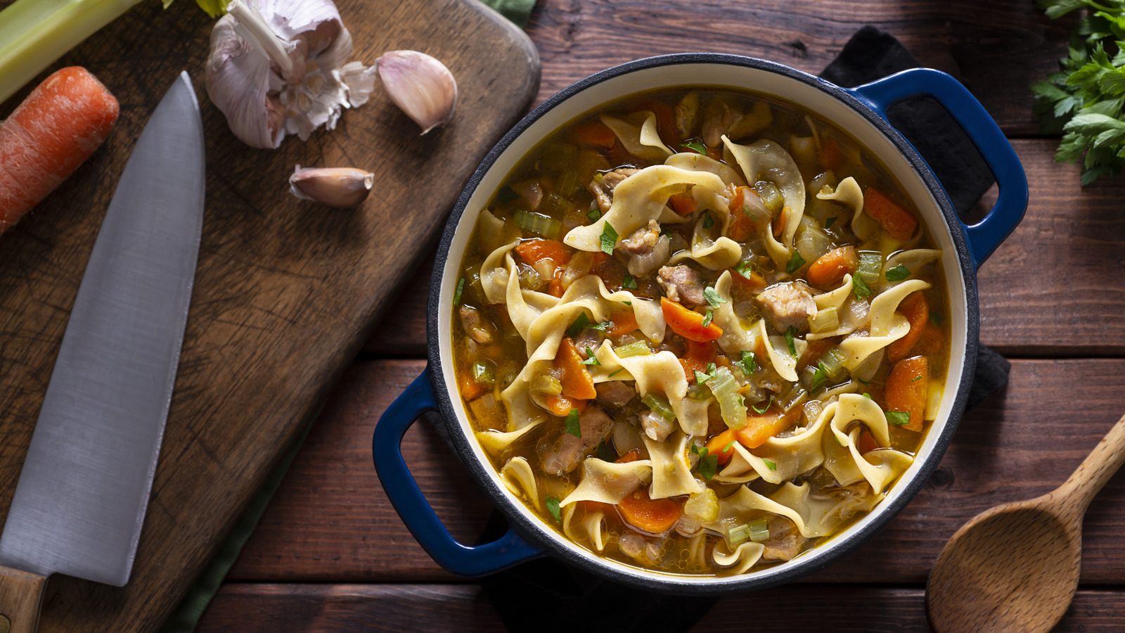<a href="https://www.foodrepublic.com/1737604/quick-chicken-noodle-soup-ingredient-swap/" target="_blank">For Chicken Noodle Soup In A Rush, Swap Out The Main Ingredient</a>