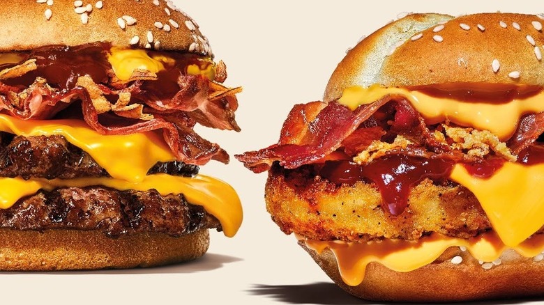 Norwegian Burger King sandwiches.