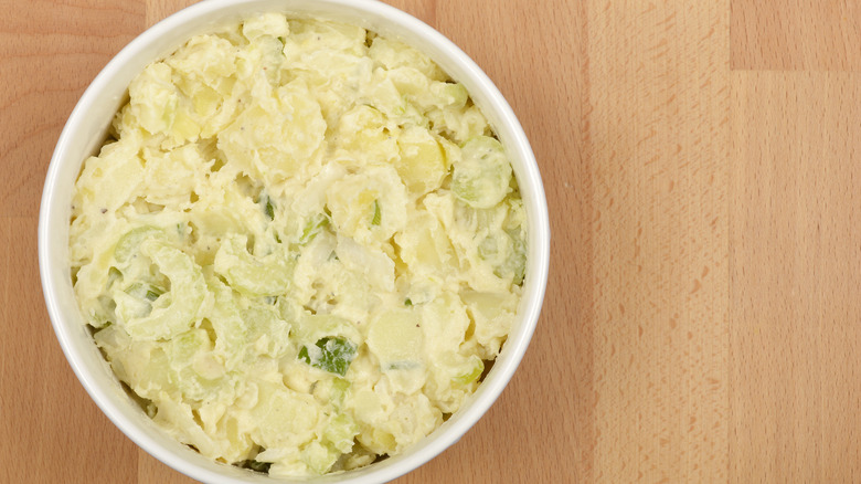 Basic potato salad.