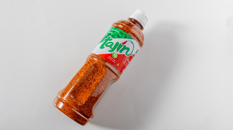 A bottle of Tajín