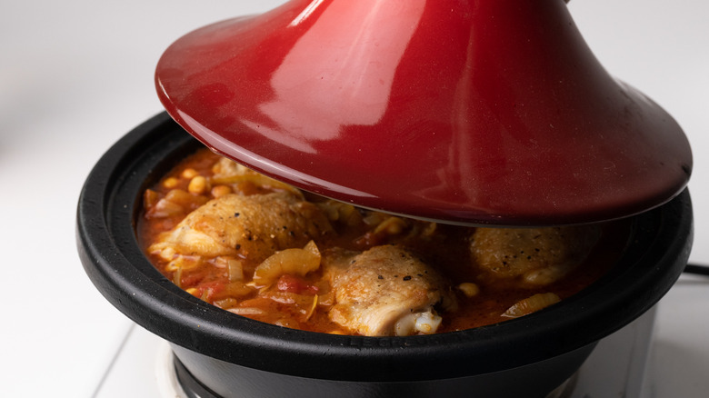 Cooking in a tagine 