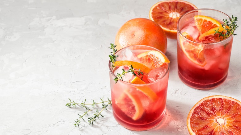 Colorful cocktails