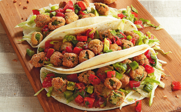 Fried Okra Tacos Recipe