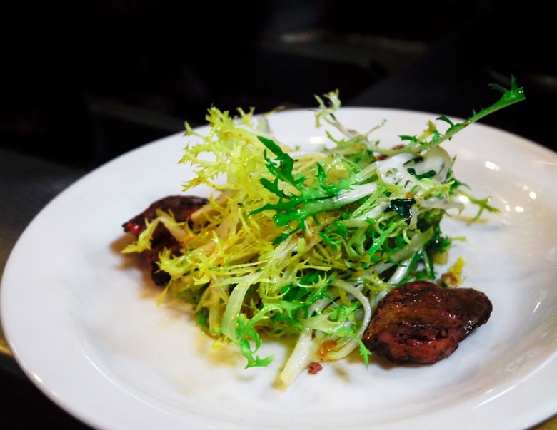 Frisée Salad with Duck Livers Recipe