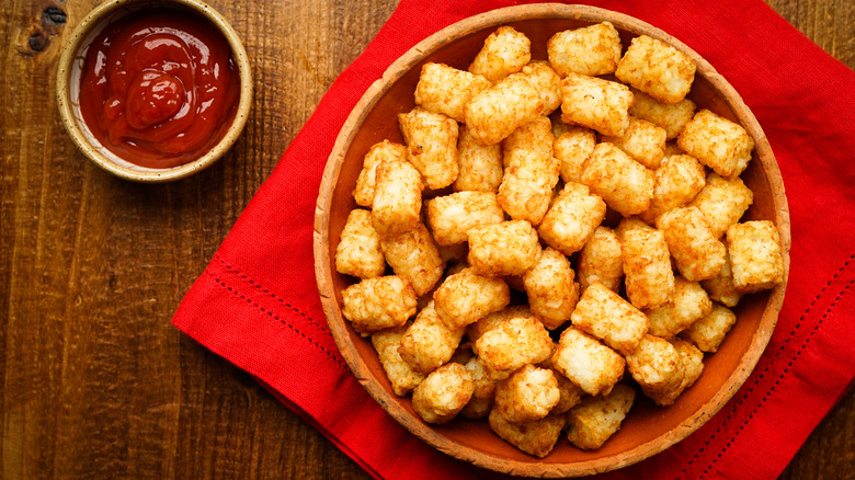 platter of tater tots