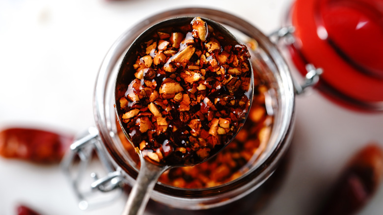 chili crisp condiment sauce