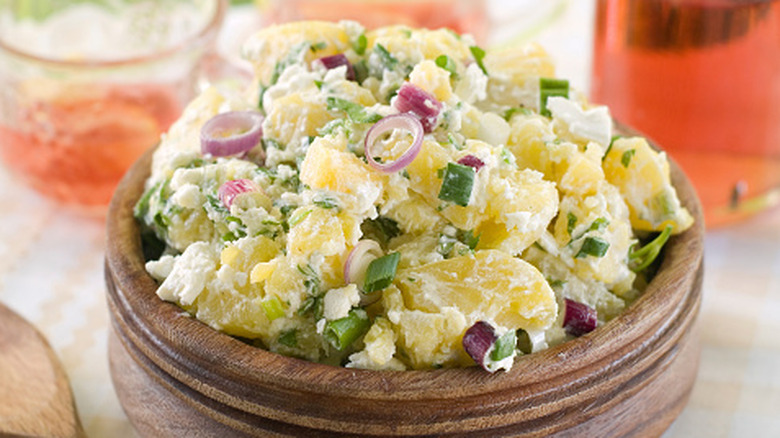 American-style potato salad.