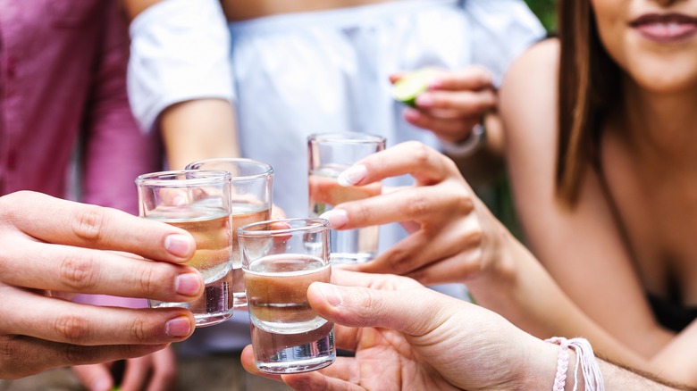 shots of mezcal