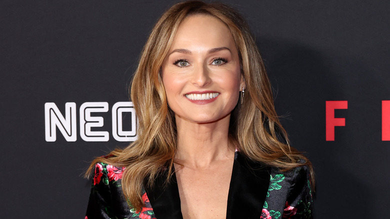 Giada De Laurentiis on step and repeat