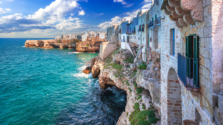 a coastal shot of Puglia