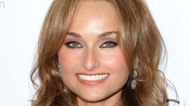 Closeup of Giada De Laurentiis smiling