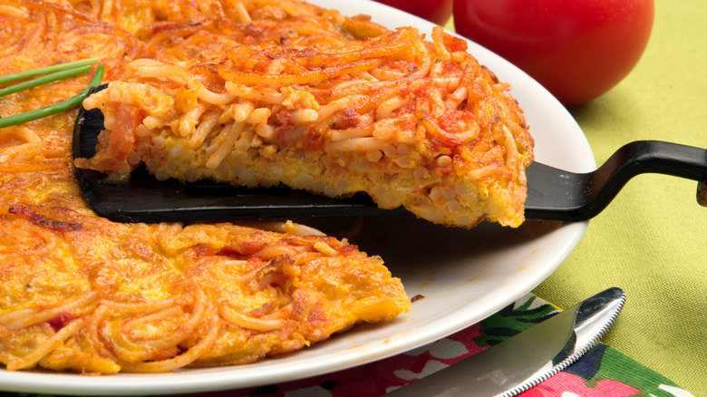 pizza di spaghetti